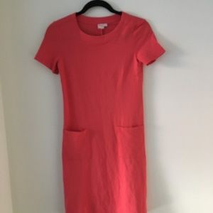 Persifor Carter dress, solid red